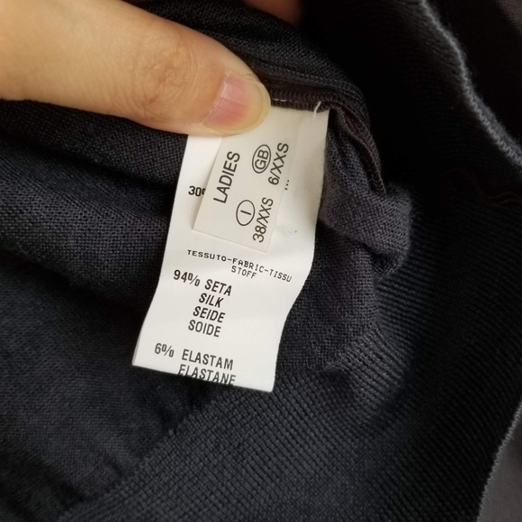 FABIANA FILIPPI Batwing Cashmere Silk Sweater Gray - Picture 6 of 8